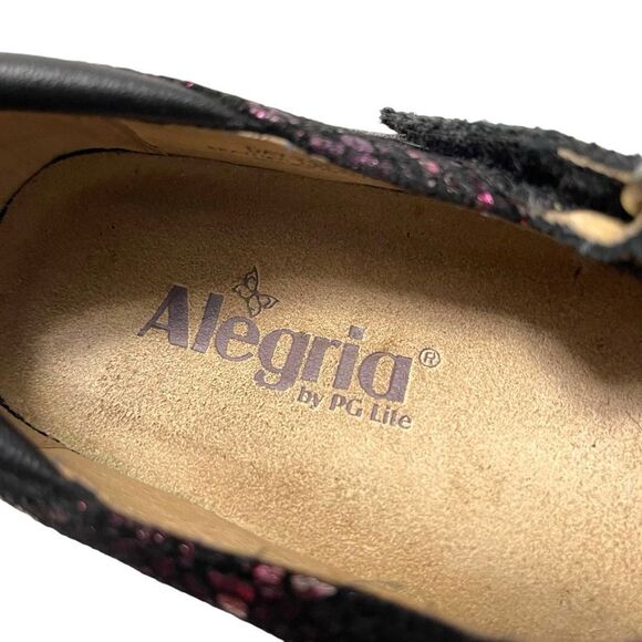 ALEGRIA Dayna Red Metallic Fun Mary Janes 37 - Picture 8 of 10